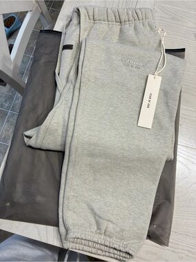 Fear of God Essentials Light Gray Sweatpants